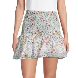 70/21 ​Ruffle Floral Skirt from Saks, New with Tags, Small
